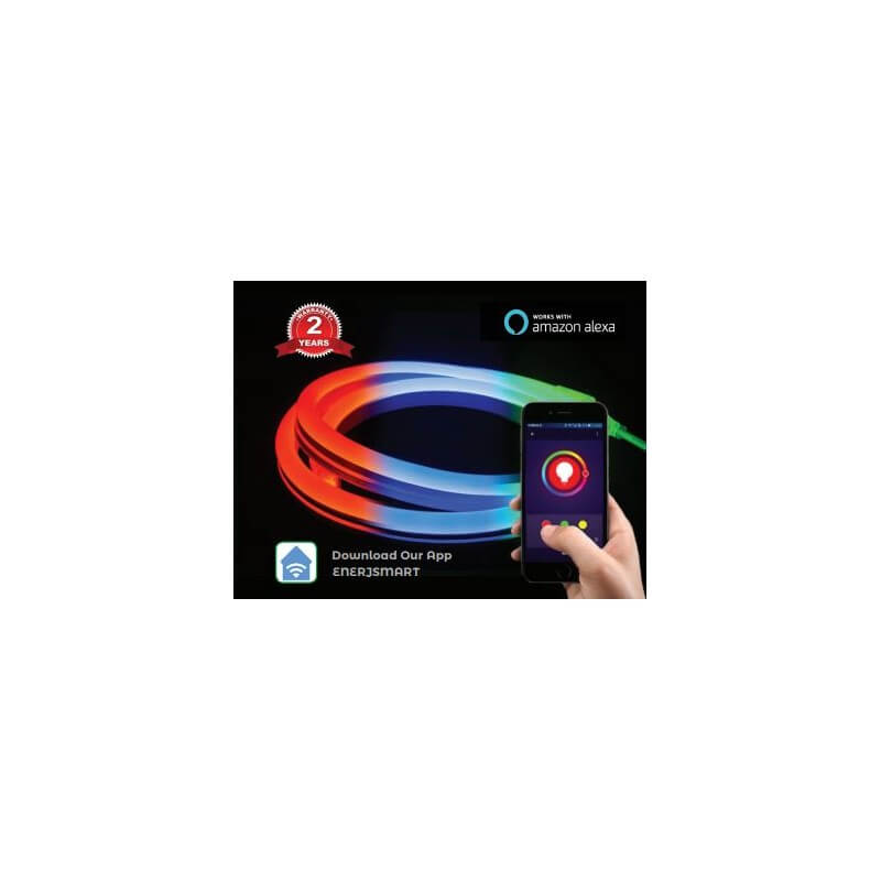 SHA5297 - Kit ENER-J Smart Wifi 3m RGB LED Neon Flexible 12v SHA5297 - Kit ENER-J Smart Wifi 3m RGB LED Neon Flexible 12v