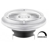 Ampoule LEDspot PHILIPS AR111 15W Substitut 75W 800 lumens blanc chaud 2700K dimmable G53