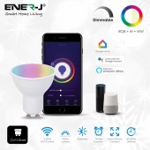 Ampoule LED connectée Wifi Smart Ener-j LED PAR16 5W substitut 50W 400 lumens 2700-6000K dimmable GU10