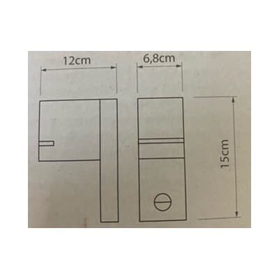 Schéma des dimensions Quazar 13