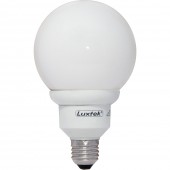 Lampe économique Globe G95 Luxtek E27 20W substitut 100W 4200K blanc froid diamètre 95mm 756948