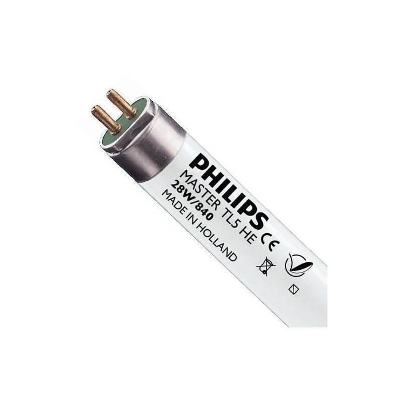 Tube Philips Master TL5 HE 28w/840 Blanc froid Haute Efficacité
