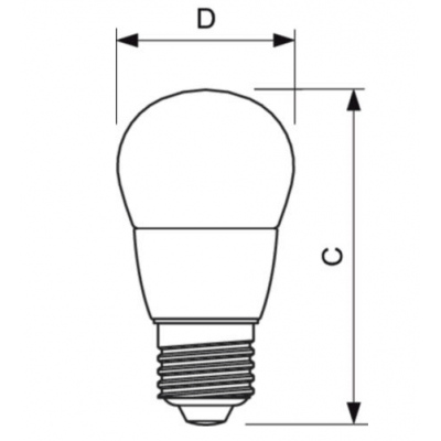 Philips Master LEDlustre Dimtone 6 équivalent 40w E27 Schéma
