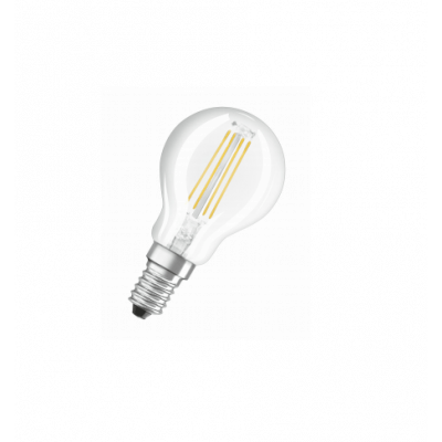 Ampoule LED Osram sphérique P45 4w substitut 40w 470 lumens Blanc chaud 2700K E14