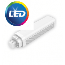 Ampoule LED G.E. lighting tubulaire 10W substitut 26W 1170 lumens blanc froid 4000K G24Q-3