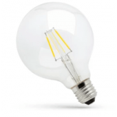 Ampoule FILALED Globe T125 7,5W substitut 60W 710 lumens blanc très chaud 2100k culot E27