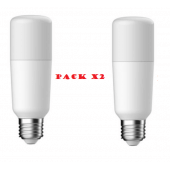 Pack de 2 Ampoules G.E. lighting tubulaire  16W Substitut 100W 1521 lumens Blanc froid 4000K  E27