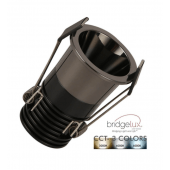 Mini LED SPOTLIGHT NOIR CHROME 5W CCT 3K-4K-6K UGR11 Diamètre de perçage 35mm