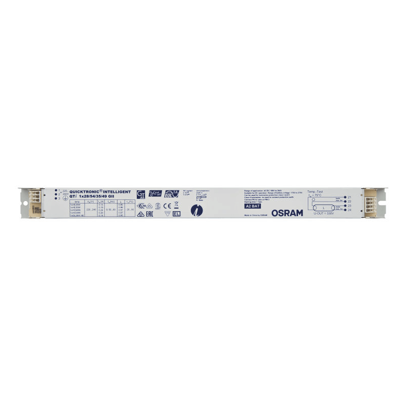 Transformateur Osram Quicktronic intelligent QTI 1x28/54/35/49 Transformateur Osram Quicktronic intelligent QTI 1x28/54/35/49