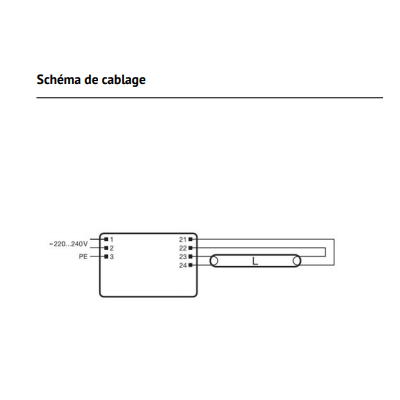 Ballast électronique Osram QTI Quicktronic intelligent 1x28/54/35/49w GII 383358