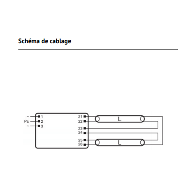 ballast électronique Osram Quicktronic Fit T8 QT-fit8 2x18w 294241