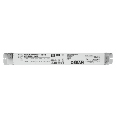Transformateur Osram Quicktronic fit T8 QT-FIT8 1x18