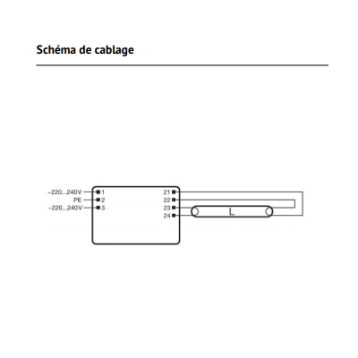 Transformateur électronique Osram Quicktronic fit T8 QT-FIT8 1x18w 294180