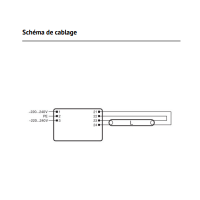 Transformateur électronique Osram Quicktronic fit T8 QT-FIT8 1x36w 294203