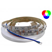 Bande LED bleue 12V 60LED/m étanche 5m