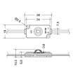 Chaine de 100 modules led IP65 12v 150 mm