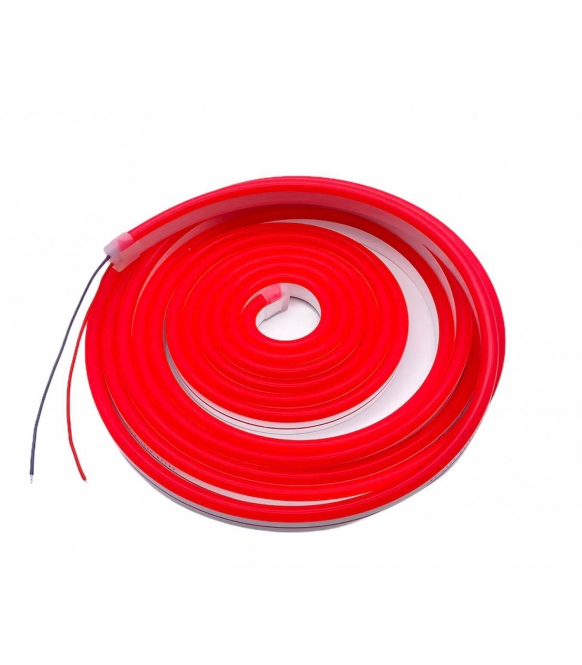 Néon flexible rouge 12W/m 12V 350LM/m étanche 5 mètres IP65 Etanche