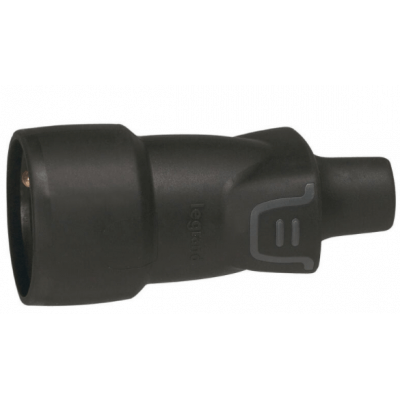 Legrand 0 504 46 Prolongateur borne à vis 2P+T 16A IK08 IP44 à sortie droite