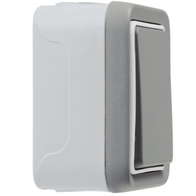Interrupteur ou va-et-vient étanche Plexo complet IP55 saillie 10AX 250V