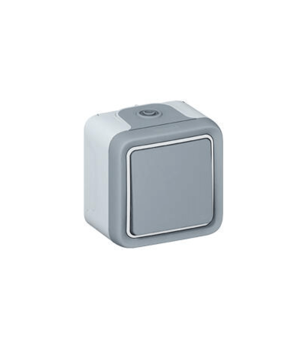 Bouton Sonnette Filaire Extérieur étanche Legrand Legrand 69720 Bouton Poussoir étanche NO 10A Plexo complet IP55 saillie - gris