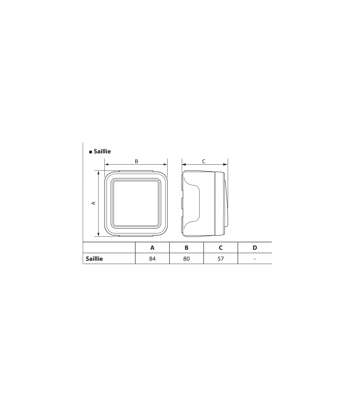 Bouton Sonnette Filaire Extérieur étanche Legrand Legrand 69720 Bouton Poussoir étanche NO 10A Plexo complet IP55 saillie - gris