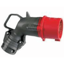 Legrand Hypra 529 63 Fiche mobile coudée IP44 32A - 380V~ à 415V~ - 3P+T - plastique