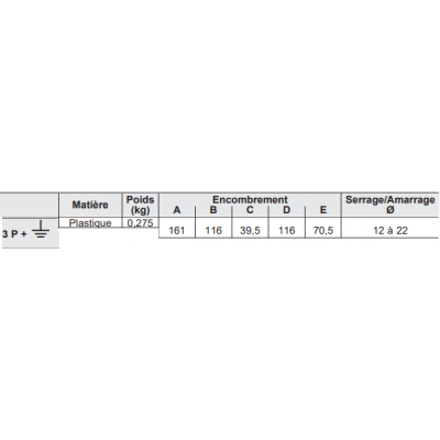 Legrand Hypra 529 63 Fiche mobile coudée