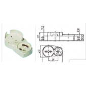 Douille volante T8 pour tube fluorescent diamètre 26mm culot G13