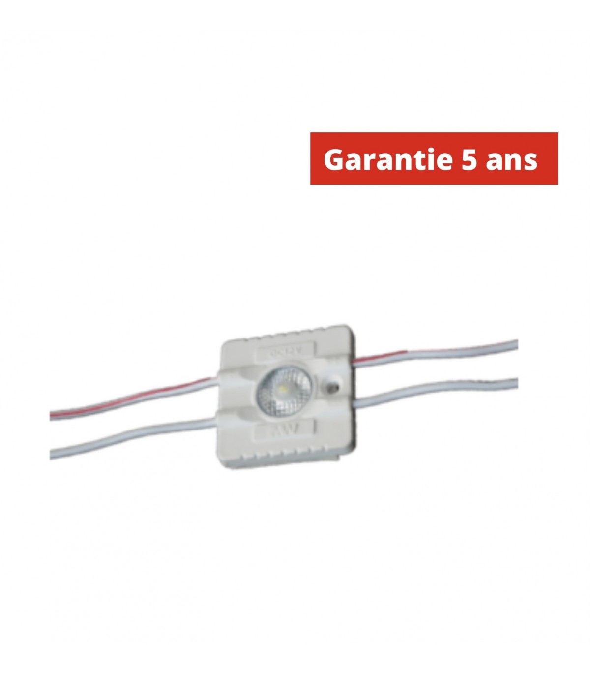 Chaîne de 30 modules LED 1.2W par module 12V Blanc 6000-8000K IP67