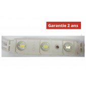 Chaine de 50 modules 3points LED 1.08w/module Blanc 6500K 12v  IP67 120°