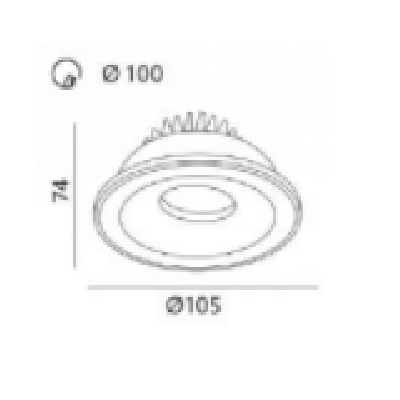 Schéma KODE led 10W