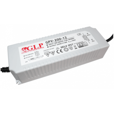 Alimentation LED GLP 200W 12V 16A