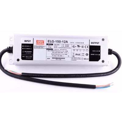 Alimentation Led métallique Mean Well 12V 10A 150W ELG-150-12A