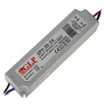 Alimentation LED GLP 50w 24v 2A Etanche IP67 GPV-50-24V