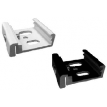 Clip de fixation noir plafond pour rail 3 allumages