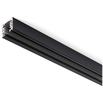 rail 3 allumages triphasé 2m noir