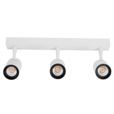 LITED SOPHIA blanc mat 3*15w 3400lumens blanc chaud 3000k 220-240v