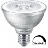 Ampoule LEDspot Philips Master PAR30S 9W substitut 75W 820 lumens blanc froid 4000K dimmable E27
