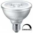 Ampoule LEDspot Philips Master PAR30 9.5 substitut 75w 740 lumens blanc chaud 2700K Dimmable E27