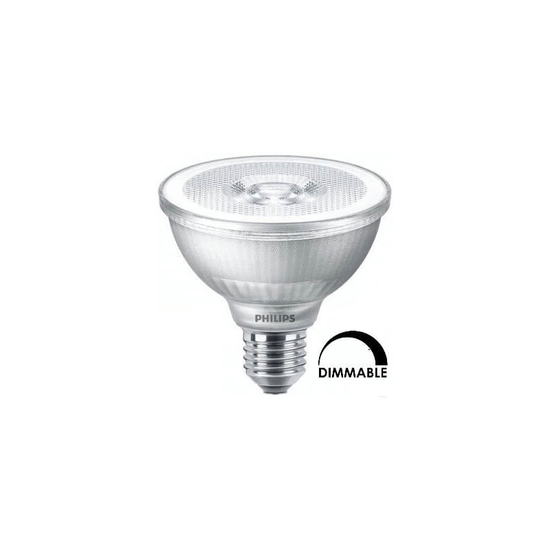 Ampoule LEDspot Philips Master PAR30 9.5 substitut 75w 740 lumens blanc chaud 2700K Dimmable E27