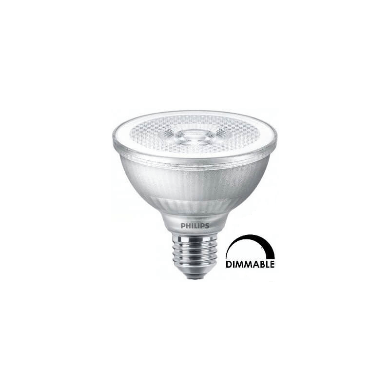 Ampoule LEDspot Philips Master PAR30 9.5 substitut 75w 740 lumens blanc chaud 2700K Dimmable E27 Ampoule LEDspot Philips Master PAR30 9.5 substitut 75w 740 lumens blanc chaud 2700K Dimmable E27