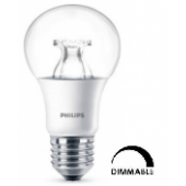 Ampoule LED Philips Standart A60 6W substitut 40W 470lumens Blanc chaud 2700K Dimmable  E27