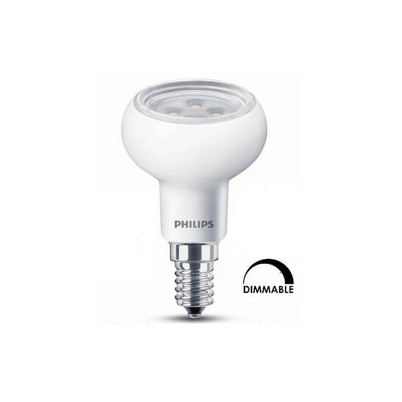 Ampoule Philips LED Réflecteur R50 4,5W substitut 40w NR50 Dimmable E14 Ampoule Philips LED Réflecteur R50 4,5W substitut 40w NR50 Dimmable E14