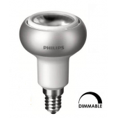 Ampoule LED PHILIPS Réflecteur R50 4W substitut 18W 150 lumens blanc chaud 2700K dimmable E14