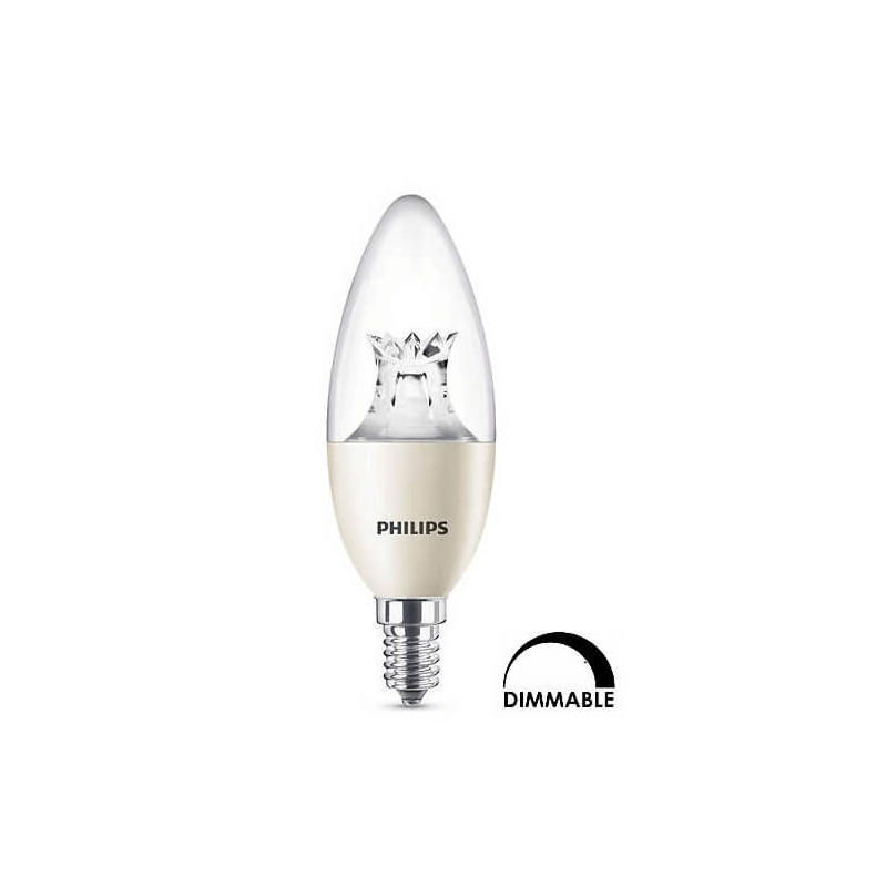 Ampoule LED PHILIPS flamme 8W substitut 60w 806 lumens blanc chaud 2700K Dimmable E14 Ampoule LED PHILIPS flamme 8W substitut 60w 806 lumens blanc chaud 2700K Dimmable E14