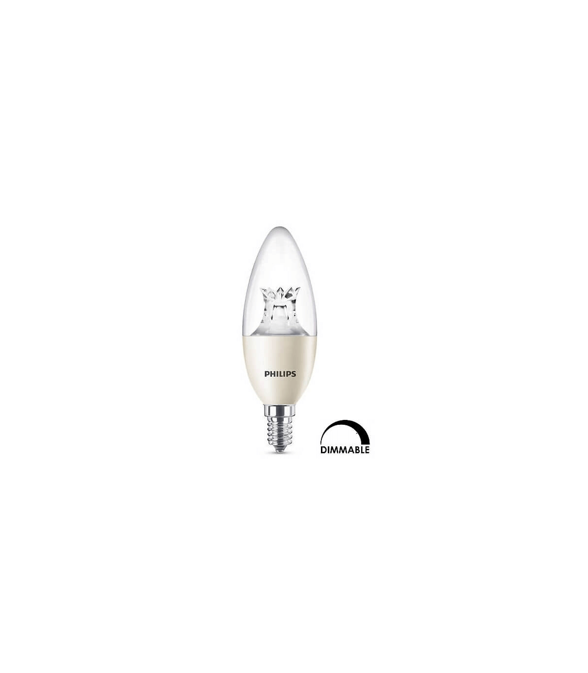 Ampoule LED dimmable E14 OPALE éclairage blanc chaud 6.5W 806