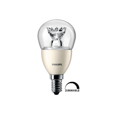Ampoule LED Philips Sphérique P45 3,5 W substitut 25W 250 lumens blanc chaud 2700k Dimmable E14