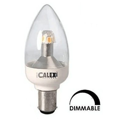 Ampoule LED Calex 4W substitut 25W 250 lumens  blanc chaud 2700k dimmable Ba15d
