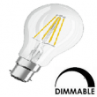 Ampoule LED OSRAM Standart A60  7.5W substitut 60W 806 lumens blanc chaud 2700K dimmable B22