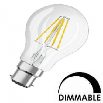 Ampoule LED OSRAM Standart A60  7.5W substitut 60W 806 lumens blanc chaud 2700K dimmable B22